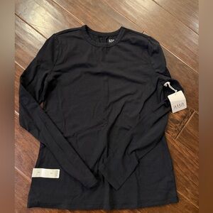 Ana black sleeve top NWT